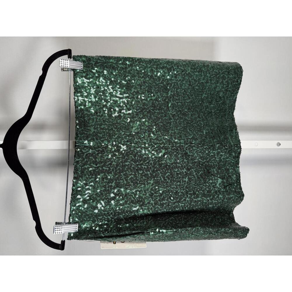 NWT Tipsy Elves Dark Green Sequin Skirt Size XL - Picture 3 of 6